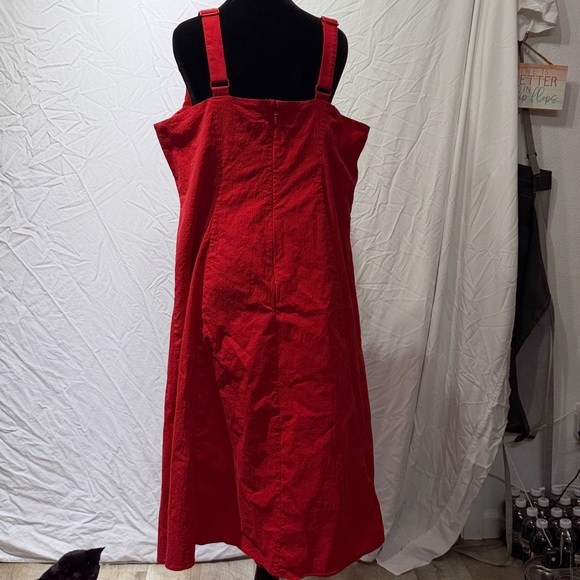 Torrid Strapless Red Dress - Picture 4 of 5